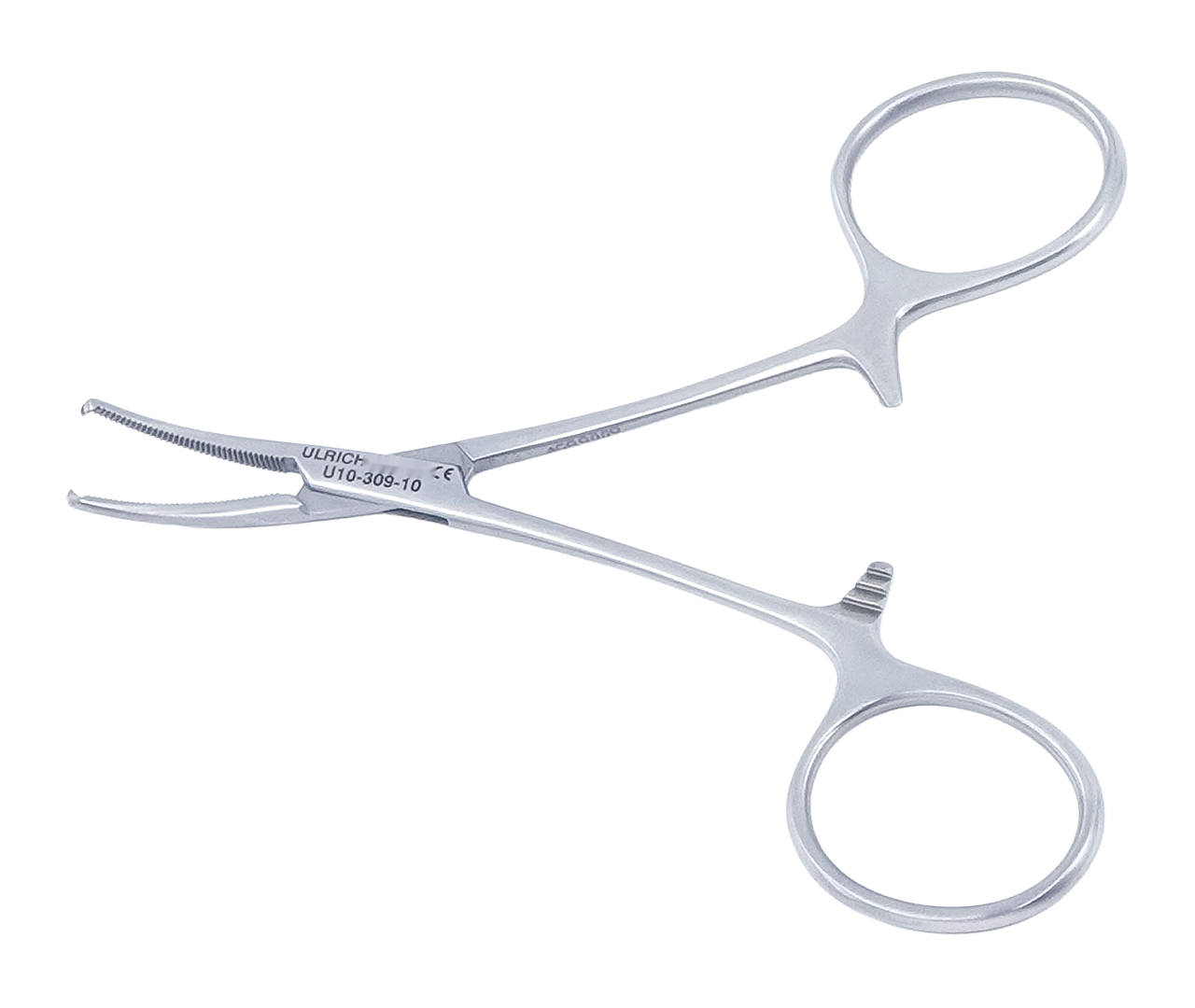 Kleště Hartmann hemostatické, zahnuté, 1x2 zuby, 10 cm