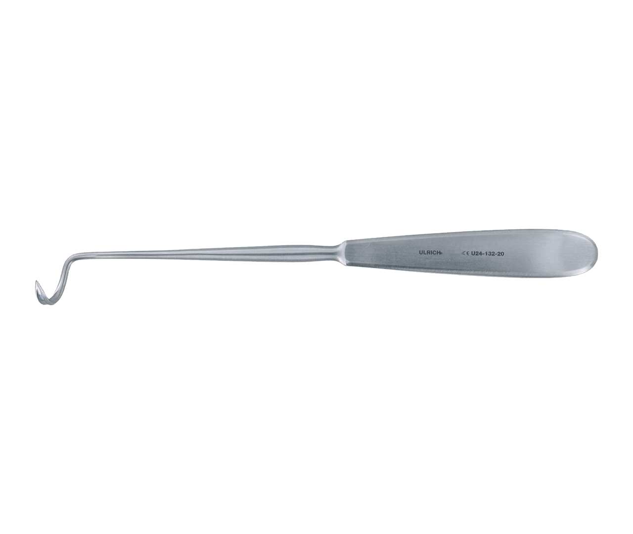 Jehla Deschamps ligaturní, pravá, velikost oka 20 mm, 20 cm