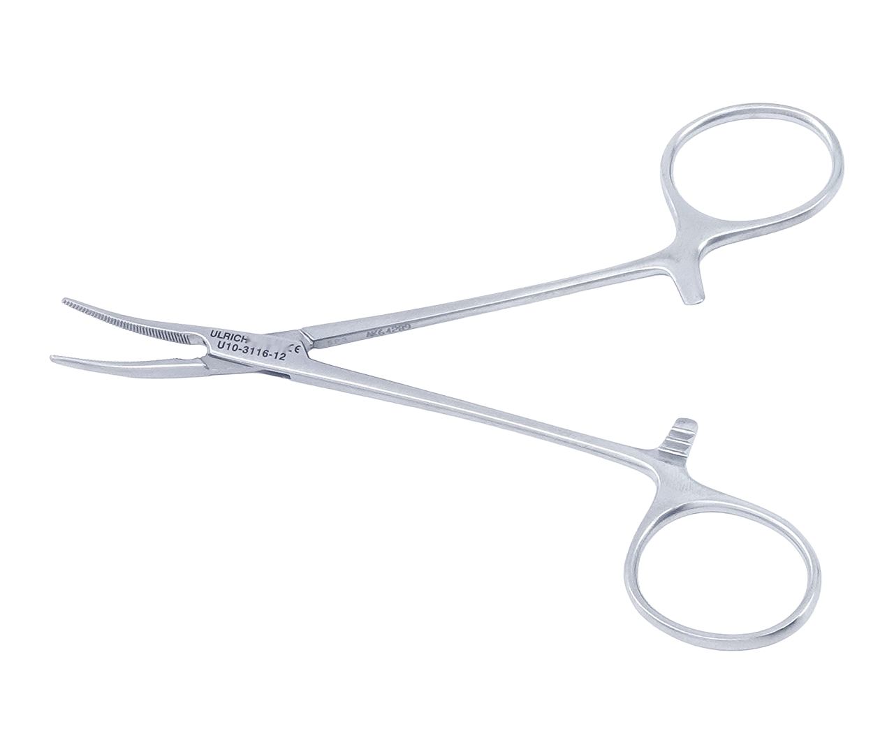 Kleště Mosquito hemostatické, zahnuté, typ KSSG, 12 cm