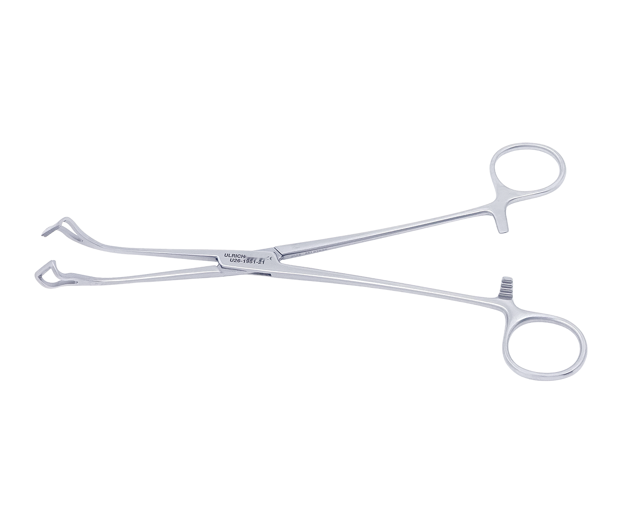 Kleště Babcock střevní, atraumatické, úhlové, 20 mm, 20,5 cm