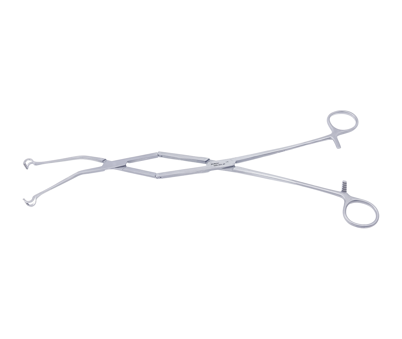 Kleště Babcock střevní, atraumatické, úhlové, 10 mm, 37 cm