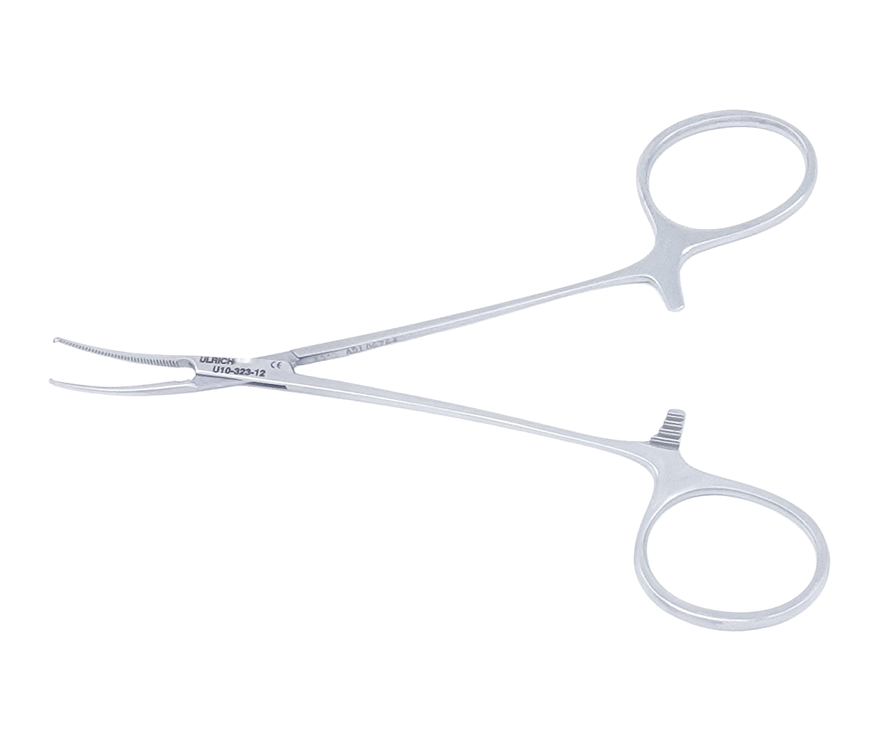Kleště Micro-Mosquito hemostatické, zahnuté, 1x2 zuby, 12 cm