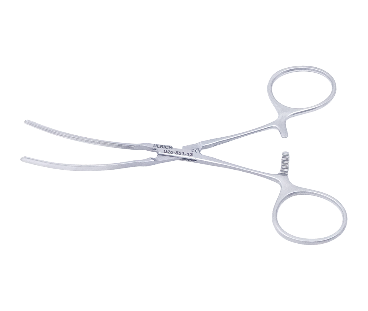 Svorka Baby-Doyen střevní, atraumatická, zahnutá, 13 cm