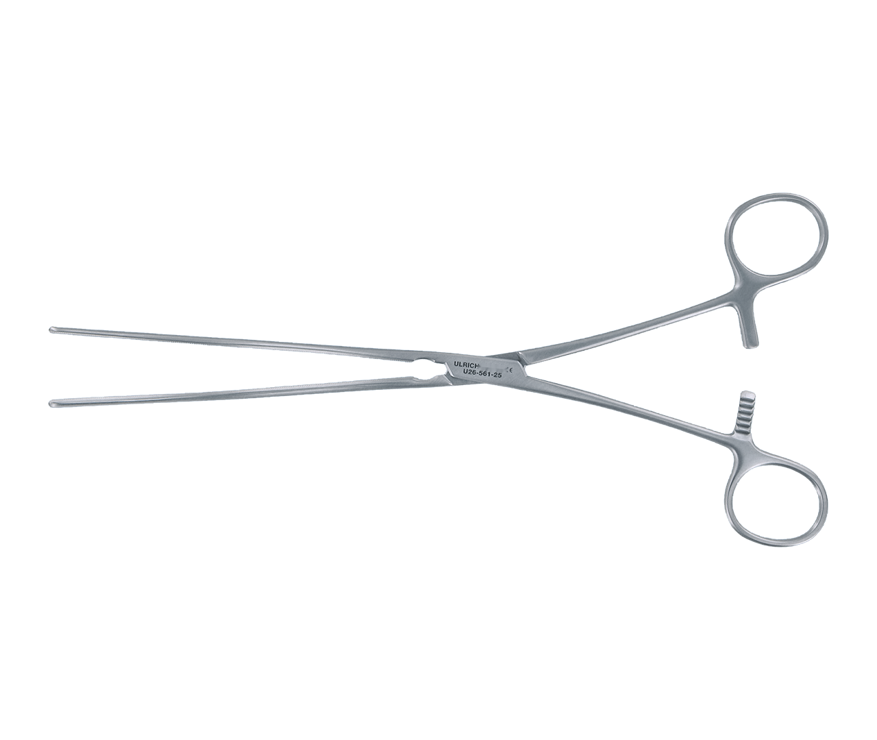 Svorka Kocher střevní, atraumatická, zahnutá, 25 cm