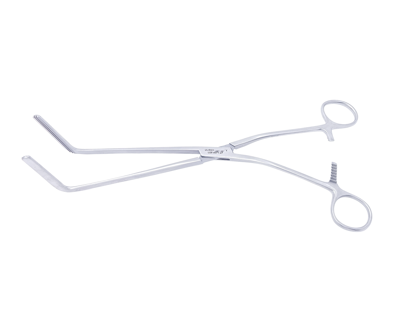Svorka Resano rektální, atraumatická, úhlová, 60 mm, 27 cm
