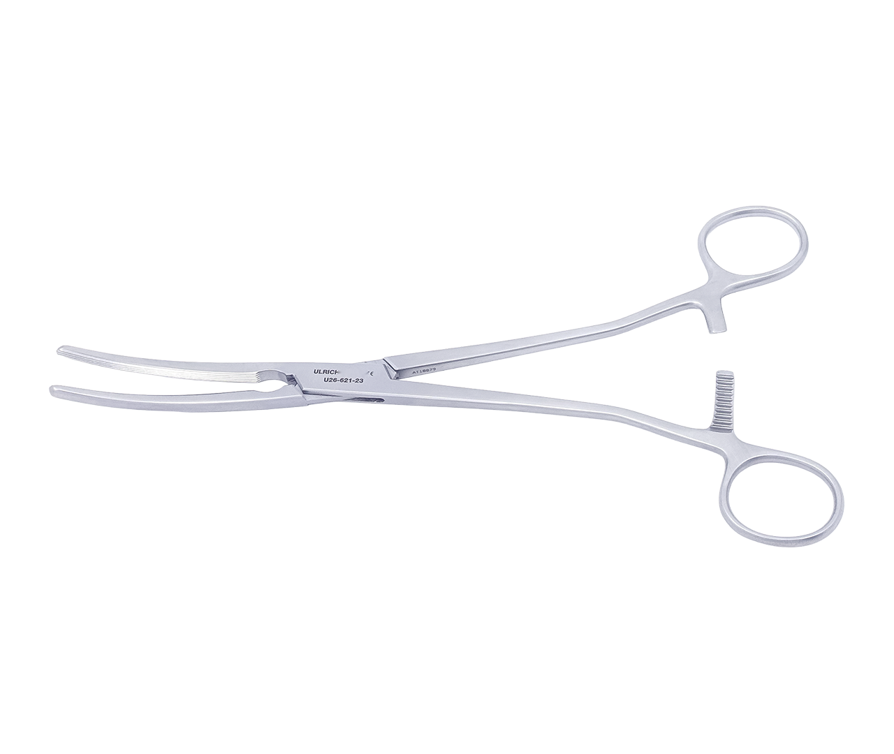 Svorka Parker-Kerr rektální, zahnutá, 23 cm