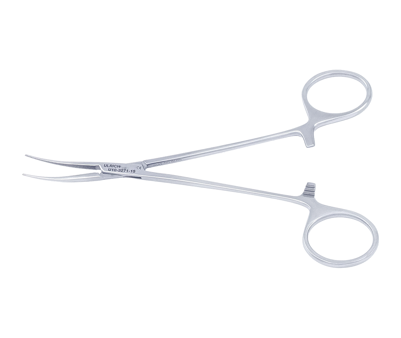 Kleště Leriche hemostatické, zahnuté, jemné, 15 cm