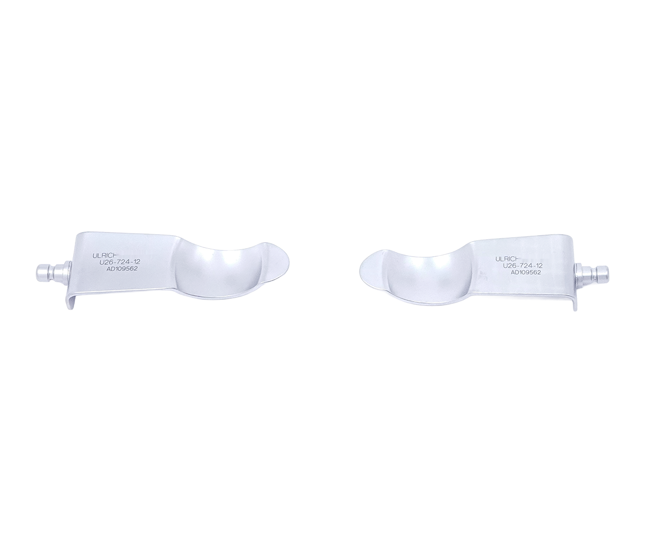 Lopatky Alan‑Parks laterální, nacvakávací, lopaty 22x72 mm