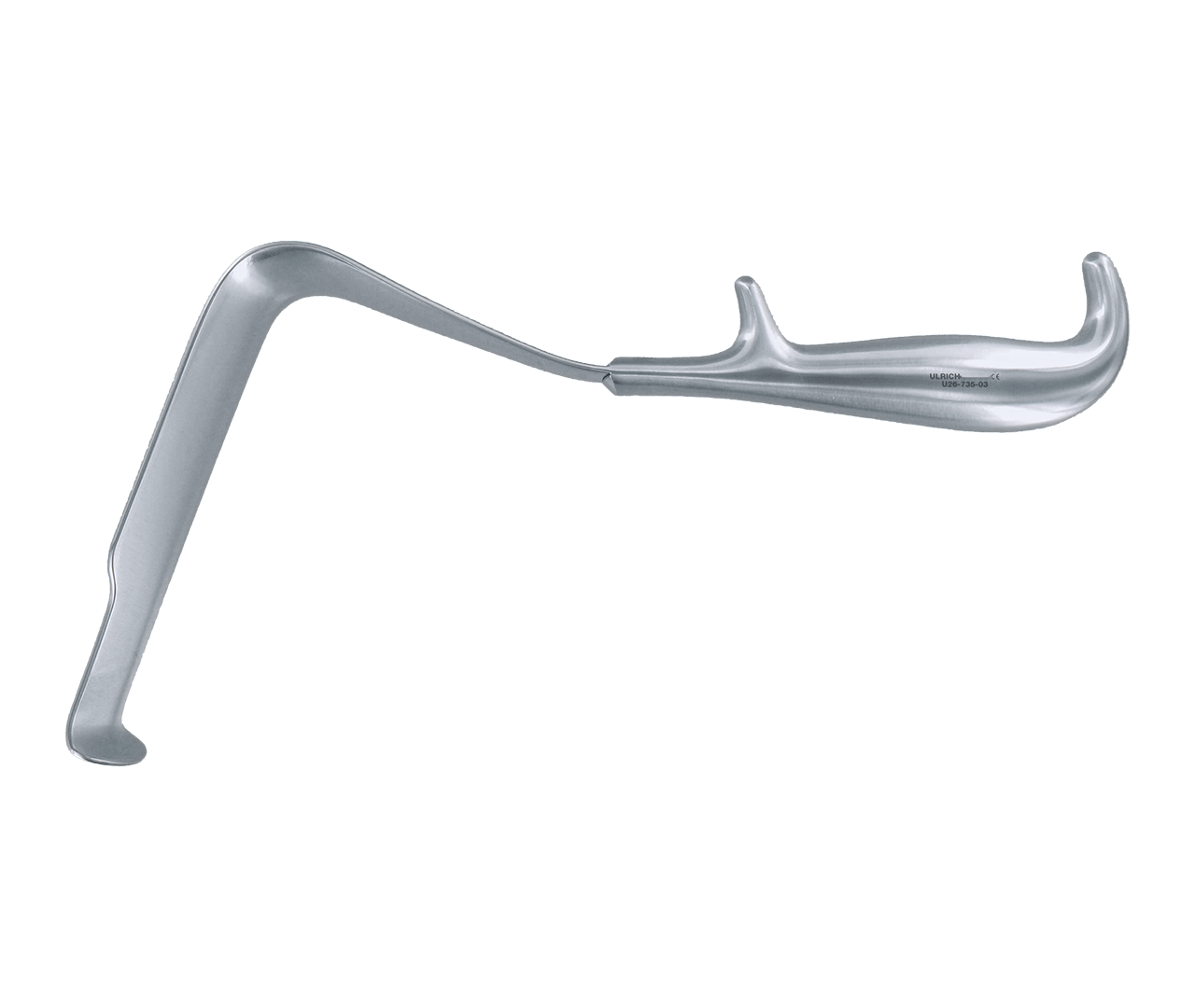 Retraktor St.Marks pánevní, zahnutý dolů, 45/60x130 mm