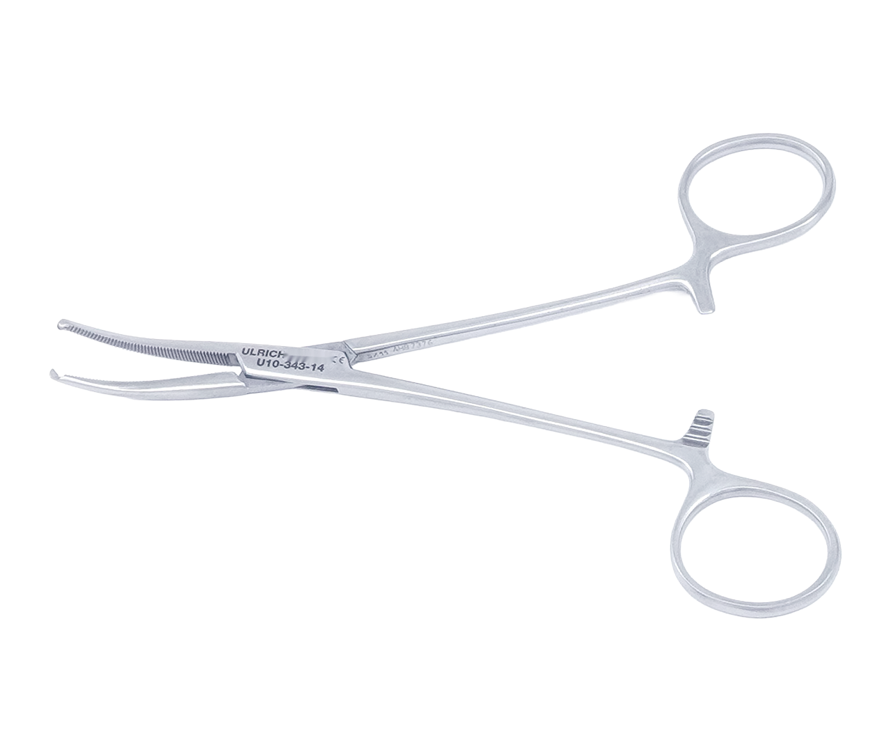 Kleště Crile hemostatické, zahnuté, 1x2 zuby, 14 cm