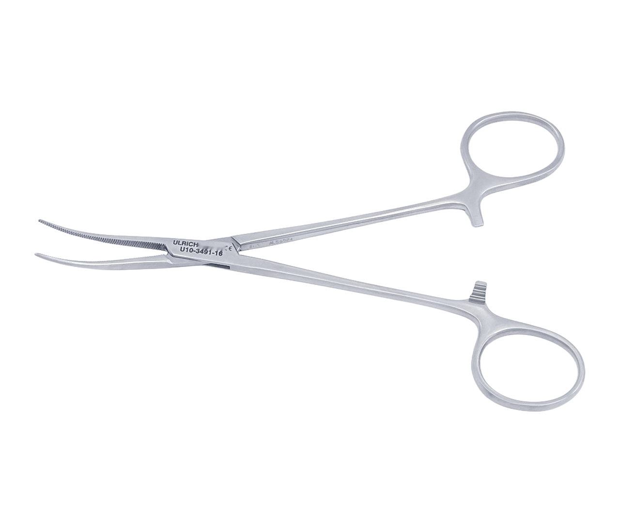 Kleště Crile hemostatické, zahnuté, typ Yverdon, 16 cm