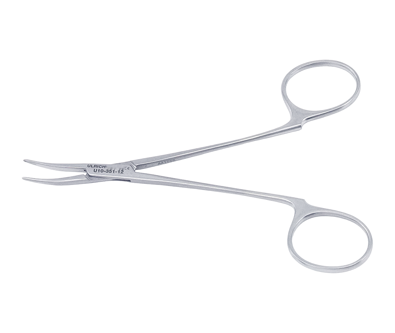 Kleště Mini Rapp hemostatické, zahnuté, 12 cm