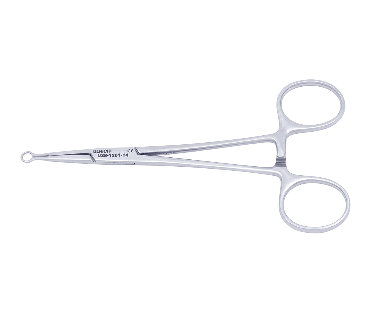 Kleště na vasektomii, rovné, vnitřní průměr ø4, 0 mm, 14 cm