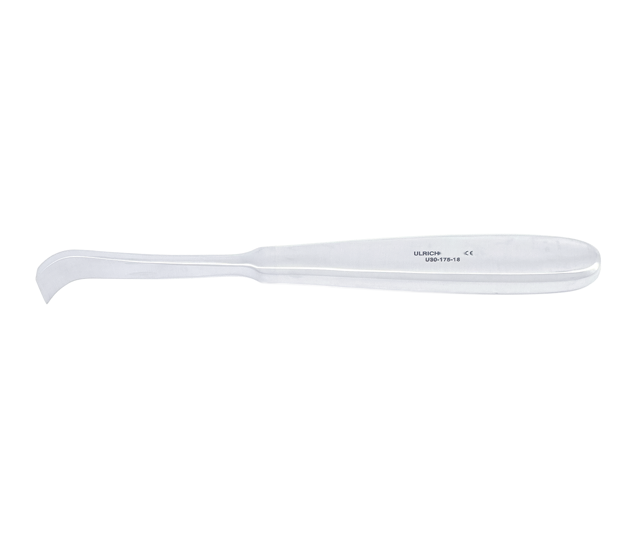 Elevátor Schneider-Ulrich periostální, silně zahnutý, 18 cm