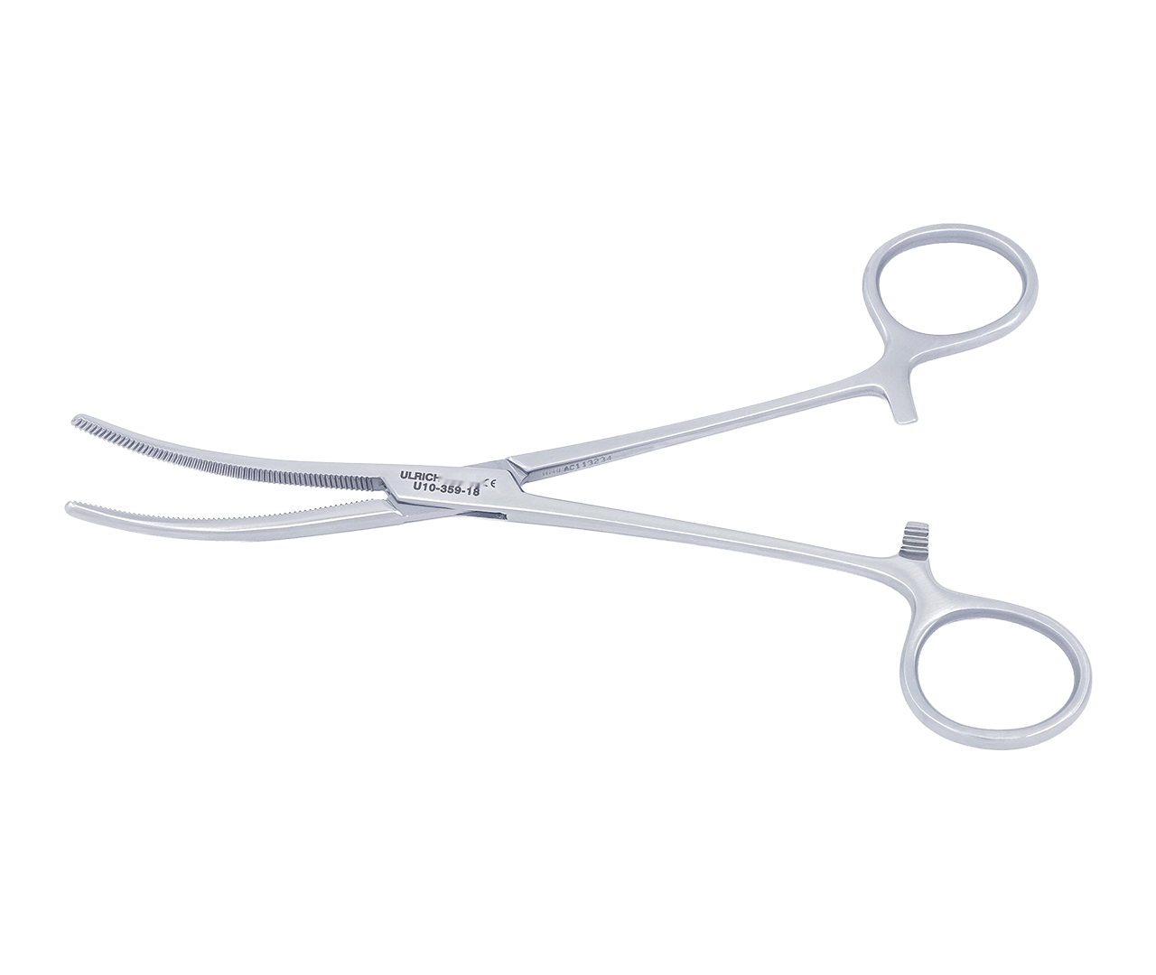 Kleště Pean hemostatické, zahnuté, 18 cm