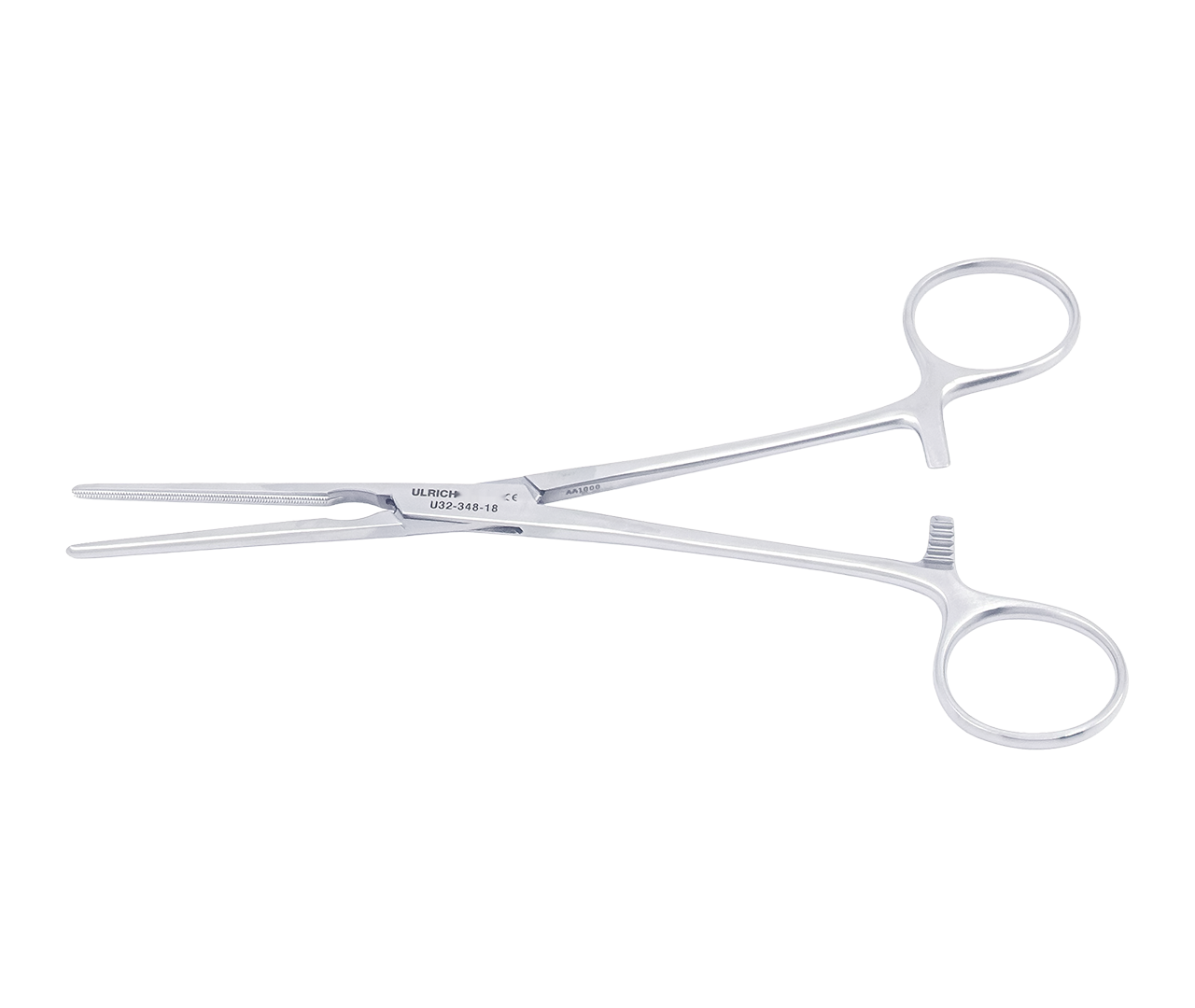 Kleště Pean hemostatické, rovné, atraumatické, 18 cm