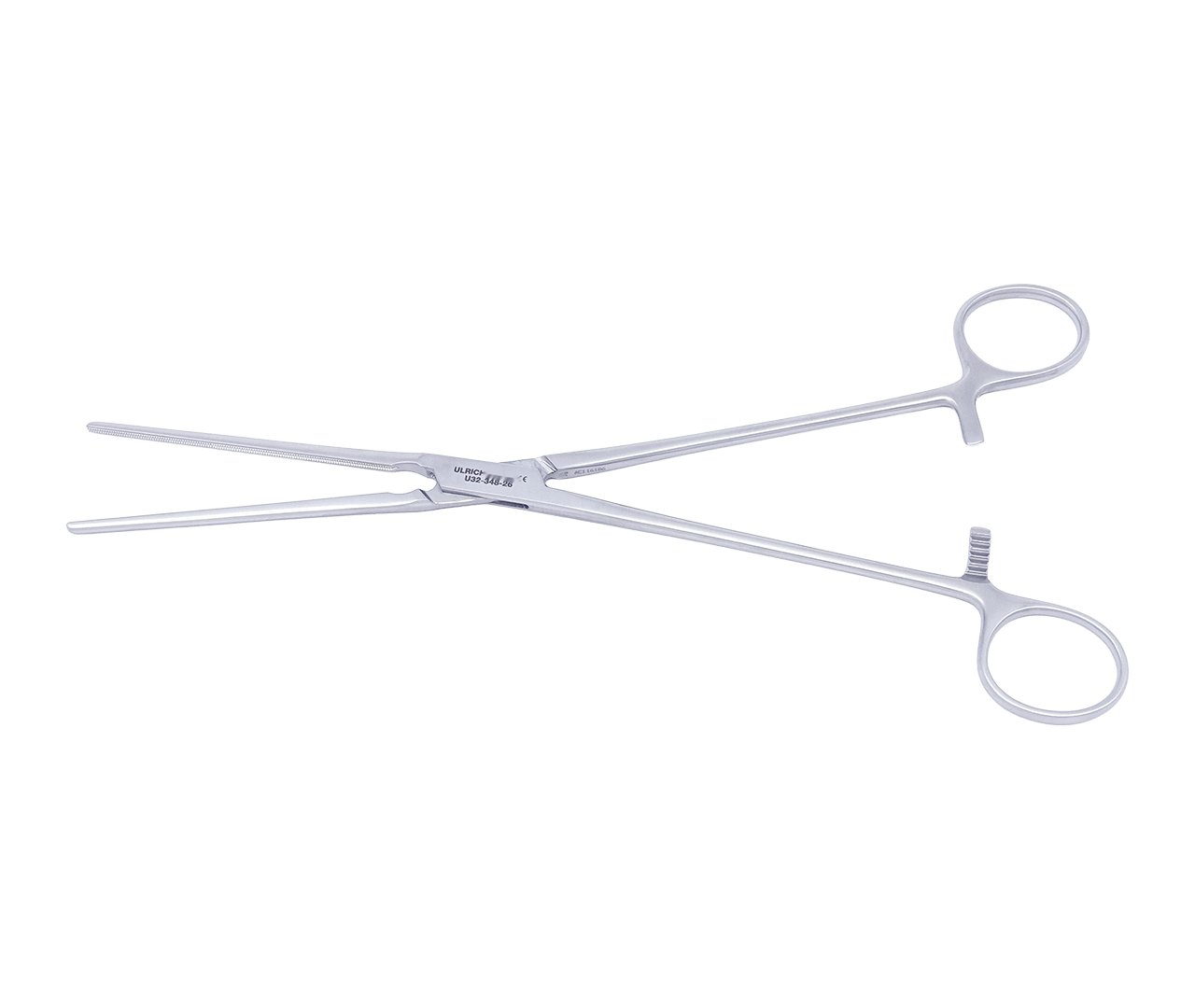 Kleště Pean hemostatické, rovné, atraumatické, 26,5 cm