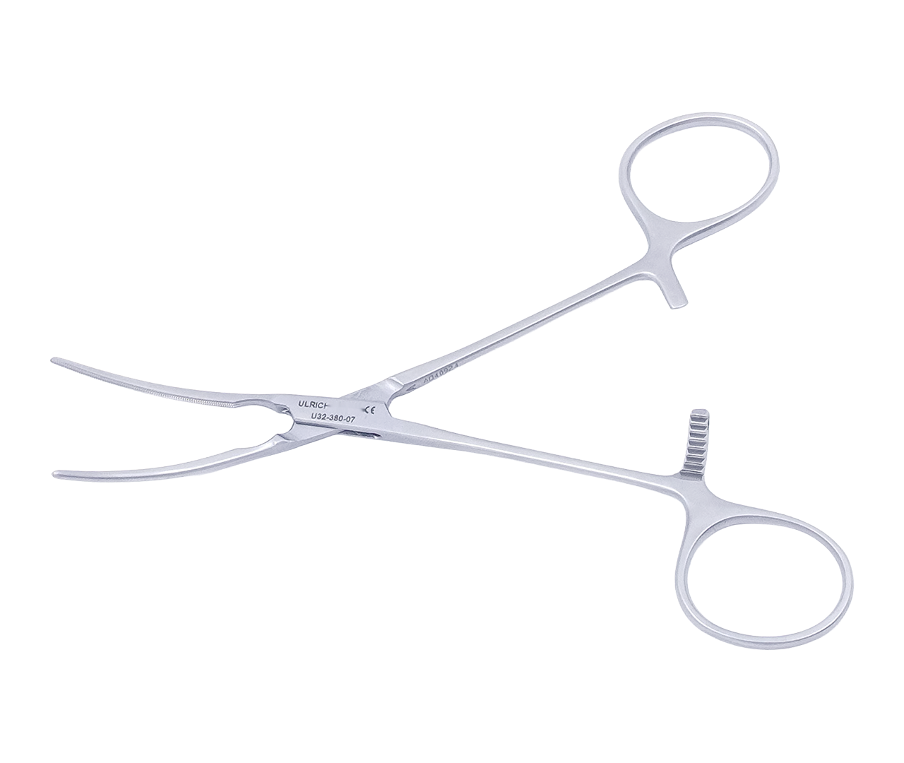 Svorka DeBakey cévní, zahnutá, atraumatická, 14 cm
