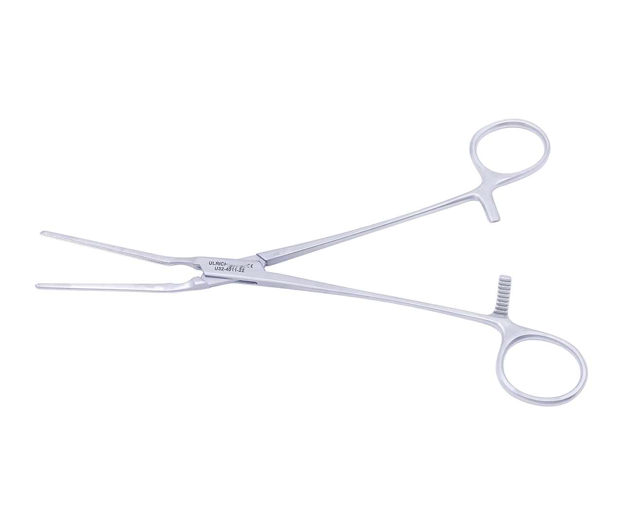 Svorka Potts cévní, se šikmými čelistmi, atraumatická, 22 cm