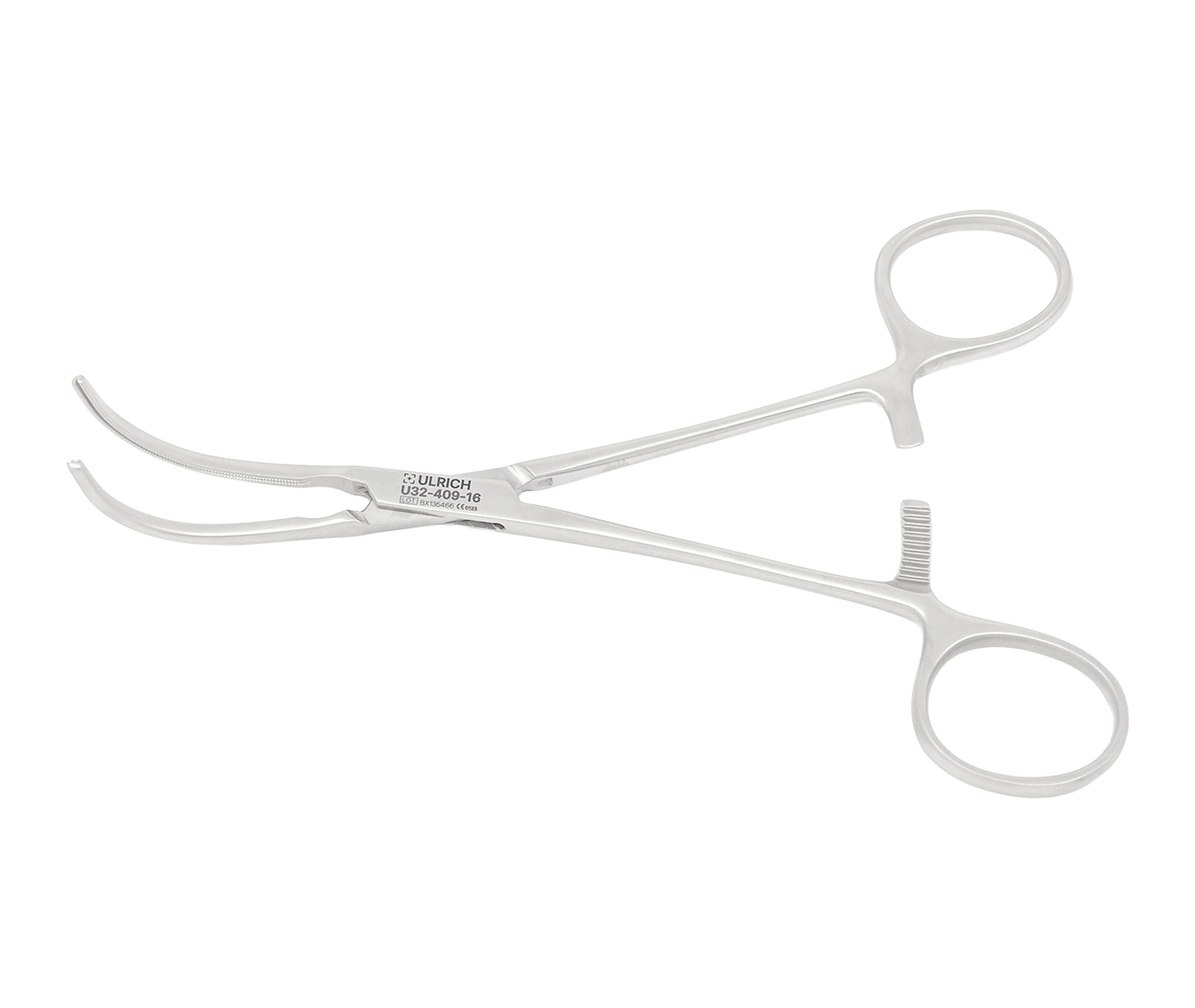 Svorka DeBakey cévní, zahnutá, atraumatická, 16 cm