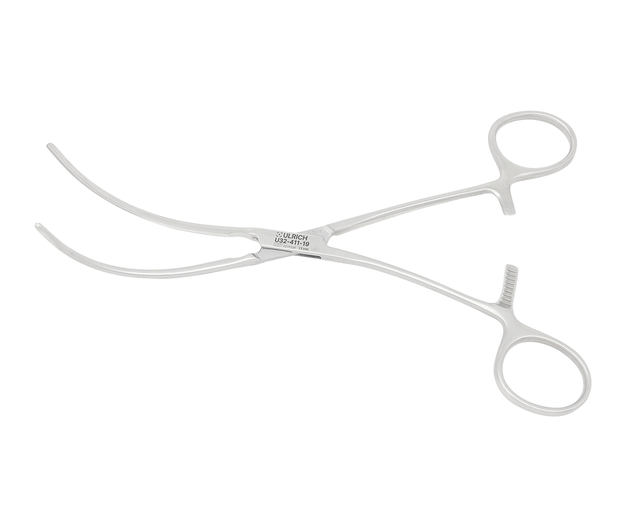 Svorka DeBakey cévní, esovitého tvaru, atraumatická, 19 cm
