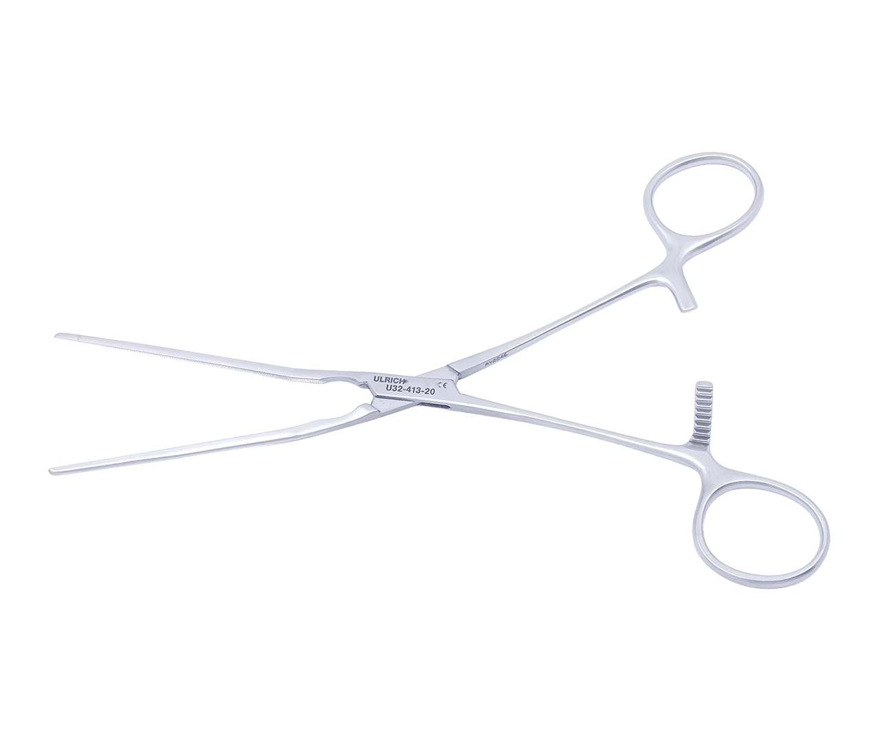 Svorka Leland-Jones cévní, úhlová, atraumatická, 20 cm
