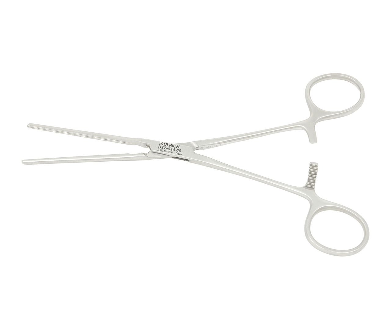 Svorka Bainbridge cévní, rovná, atraumatická, 18 cm