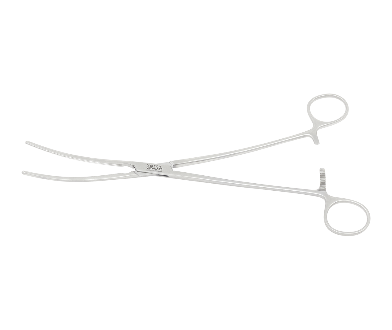 Svorka DeBakey cévní, zahnutá, atraumatická, 26 cm