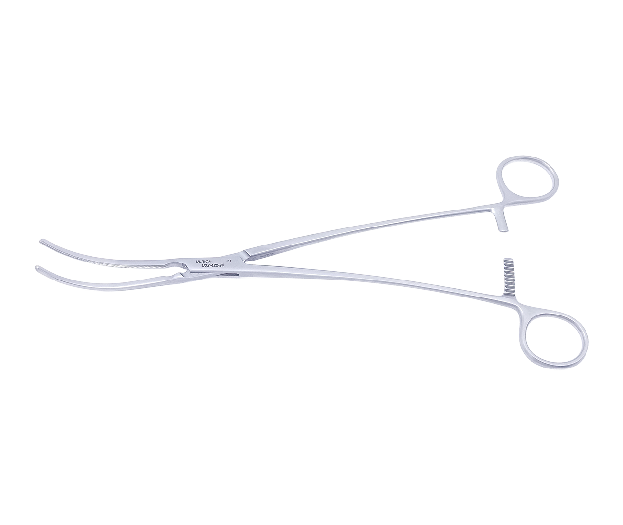 Svorka DeBakey cévní, zahnutá, atraumatická, 24 cm