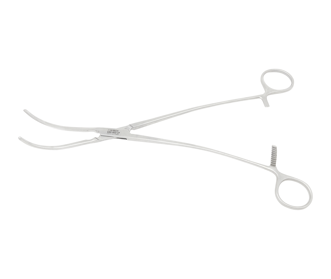 Svorka DeBakey cévní, zahnutá, atraumatická, 27 cm