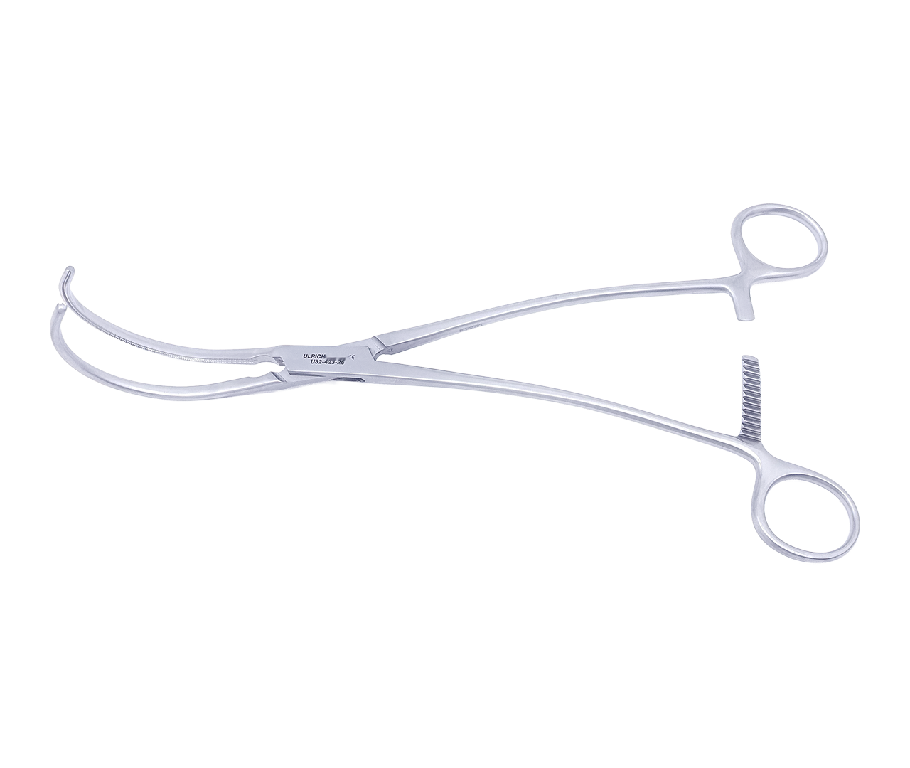 Svorka DeBakey cévní, zahnutá, atraumatická, 26 cm