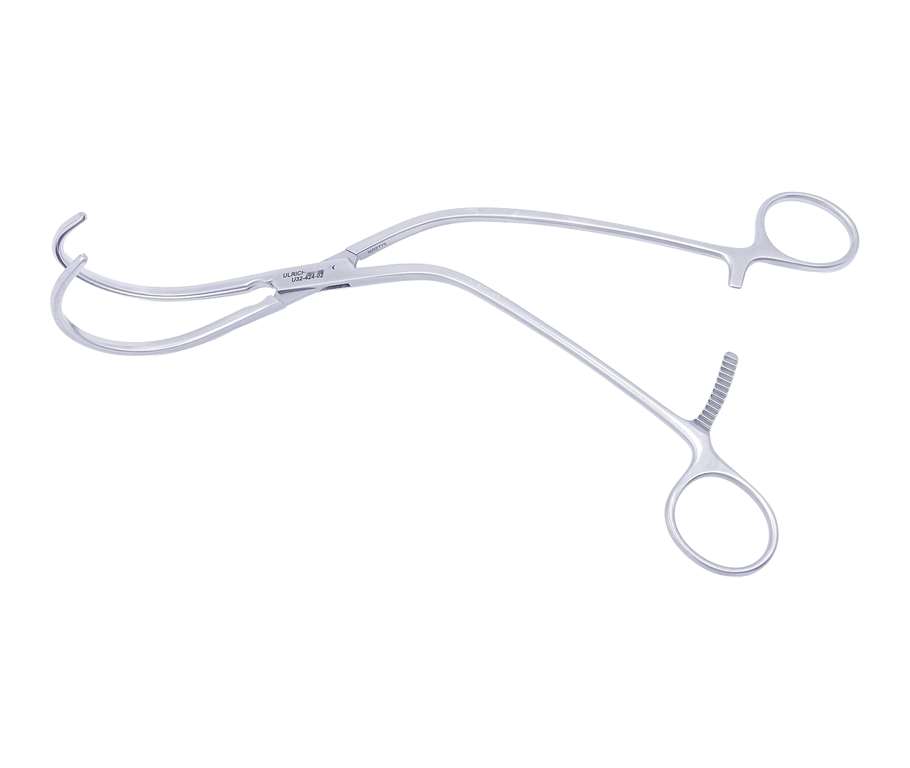 Svorka Weber cévní, zahnutá doleva, atraumatická, 26 cm