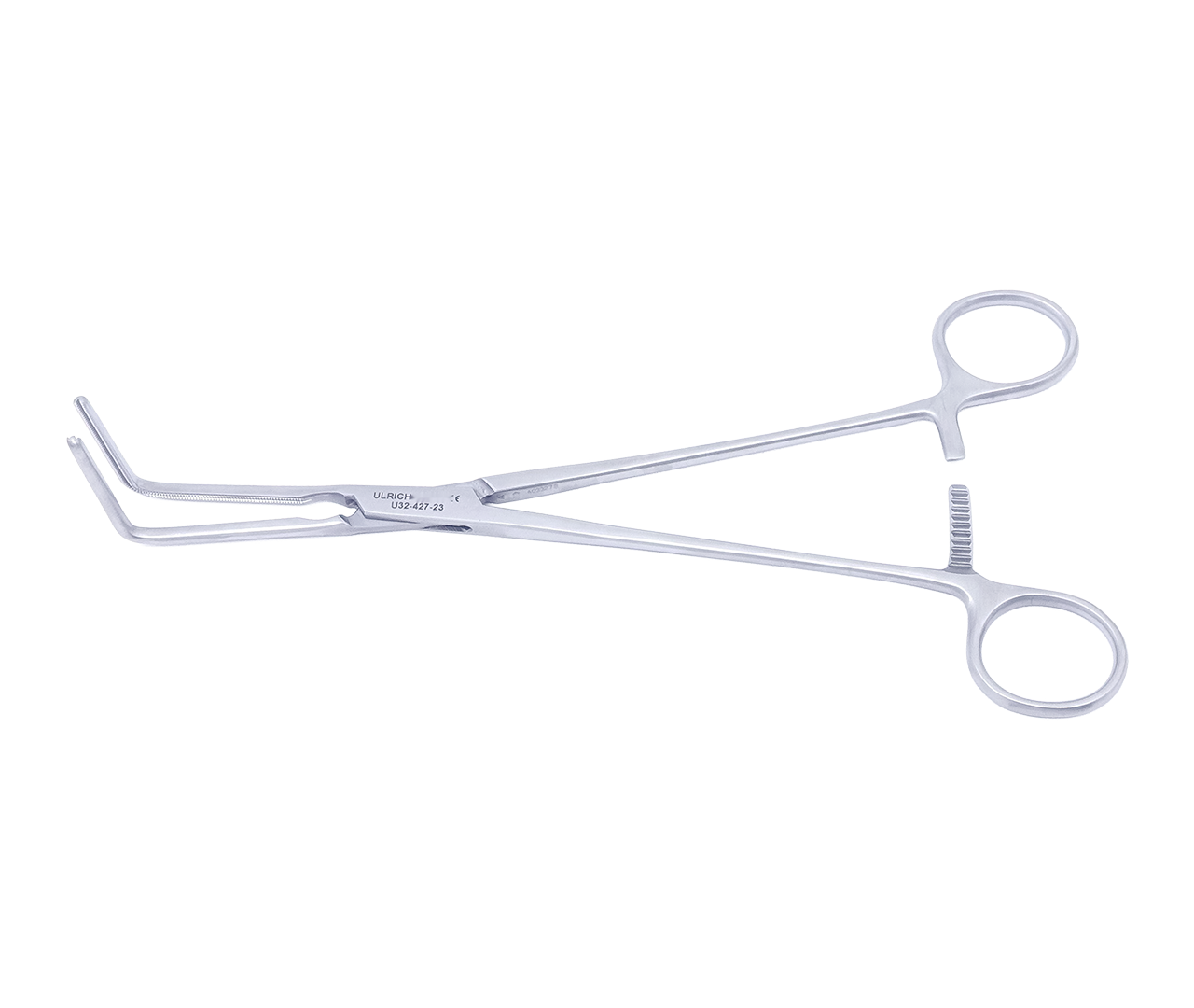 Svorka cévní Lees, pravoúhlá, atraumatická, 23 cm