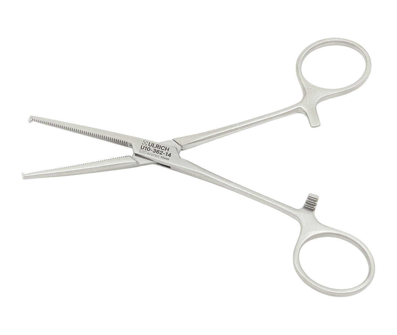 Kleště Kocher hemostatické, rovné, 14 cm