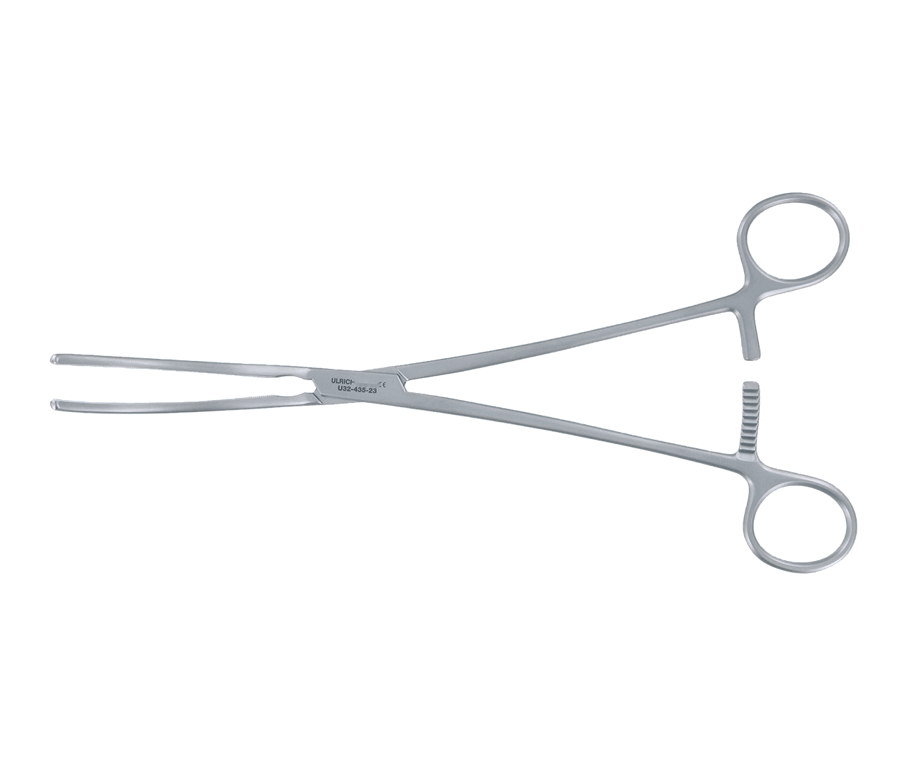 Svorka Potts víceúčelová cévní, atraumatická, zahnutá, 21 cm