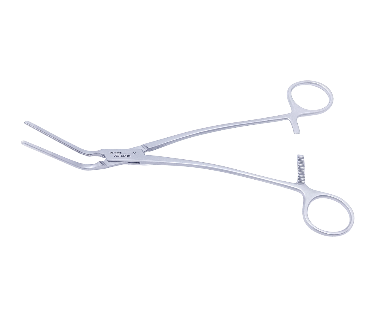 Svorka víceúčelovou cévní, atraumatická, úhlové, 21 cm