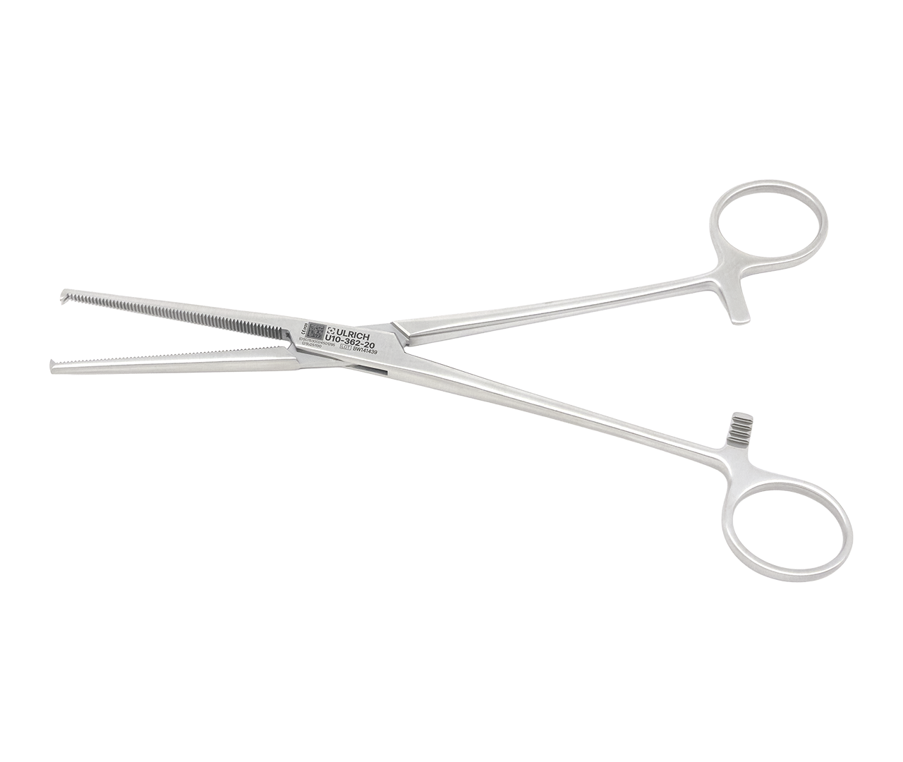 Kleště Kocher hemostatické, rovné, 20 cm