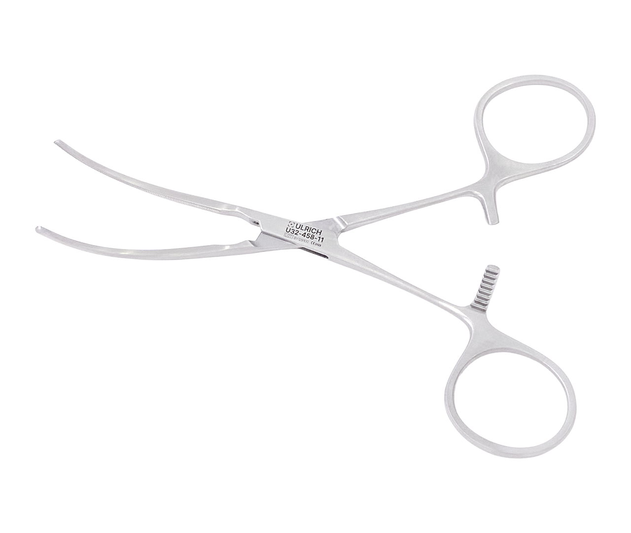 Svorka DeBakey cévní, zahnutá, atraumatická, 13 cm