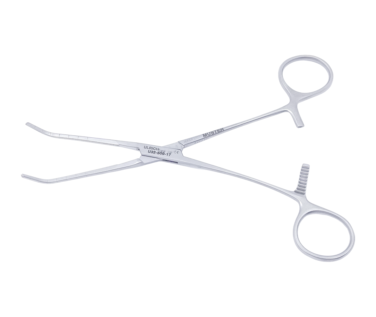 Svorka Cooley karotická, úhlová, krátká, 17,5 cm