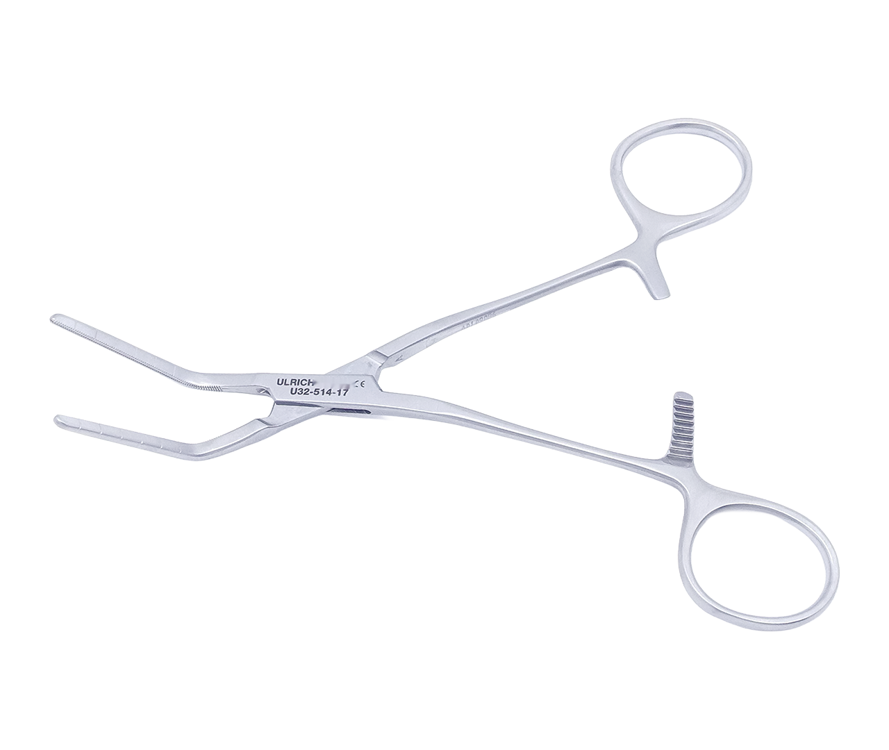 Svorka Cooley cévní, 60° úhlové čelisti, atraumatická, 15 cm