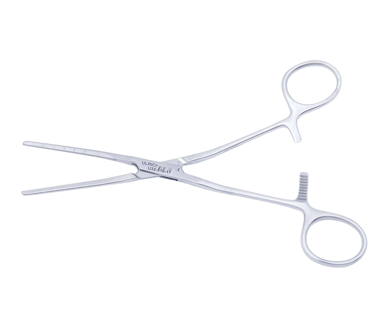 Svorka Cooley cévní, atraumatická, úhlová, 17 cm