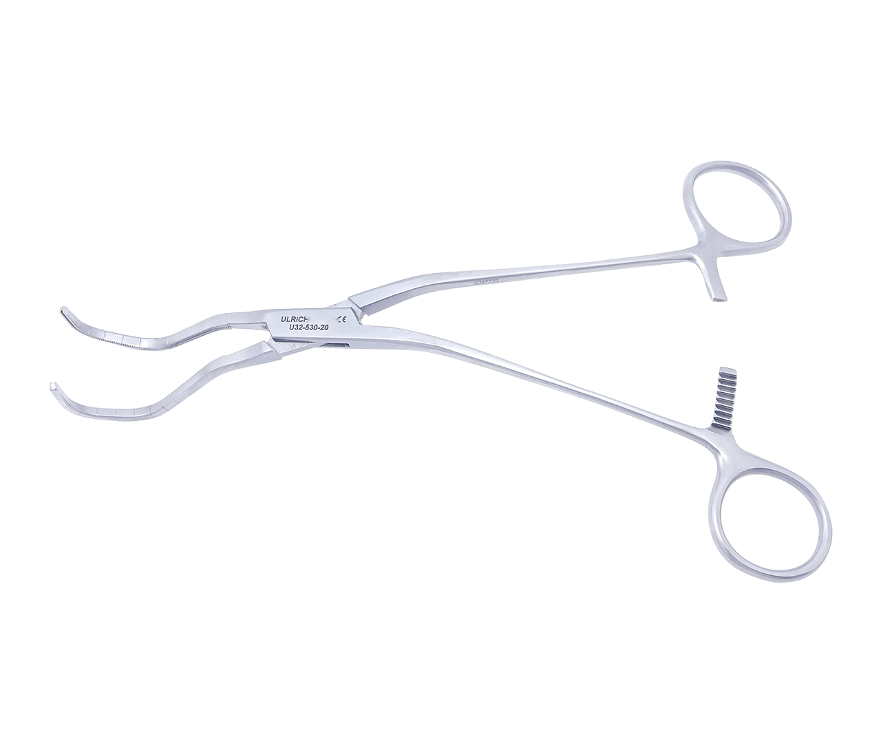 Svorka Cooley-Anastomosis cévní, se zahnutými rameny, 21 cm