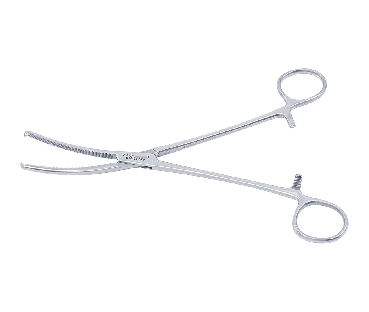 Kleště Kocher hemostatické, zahnuté, 20 cm