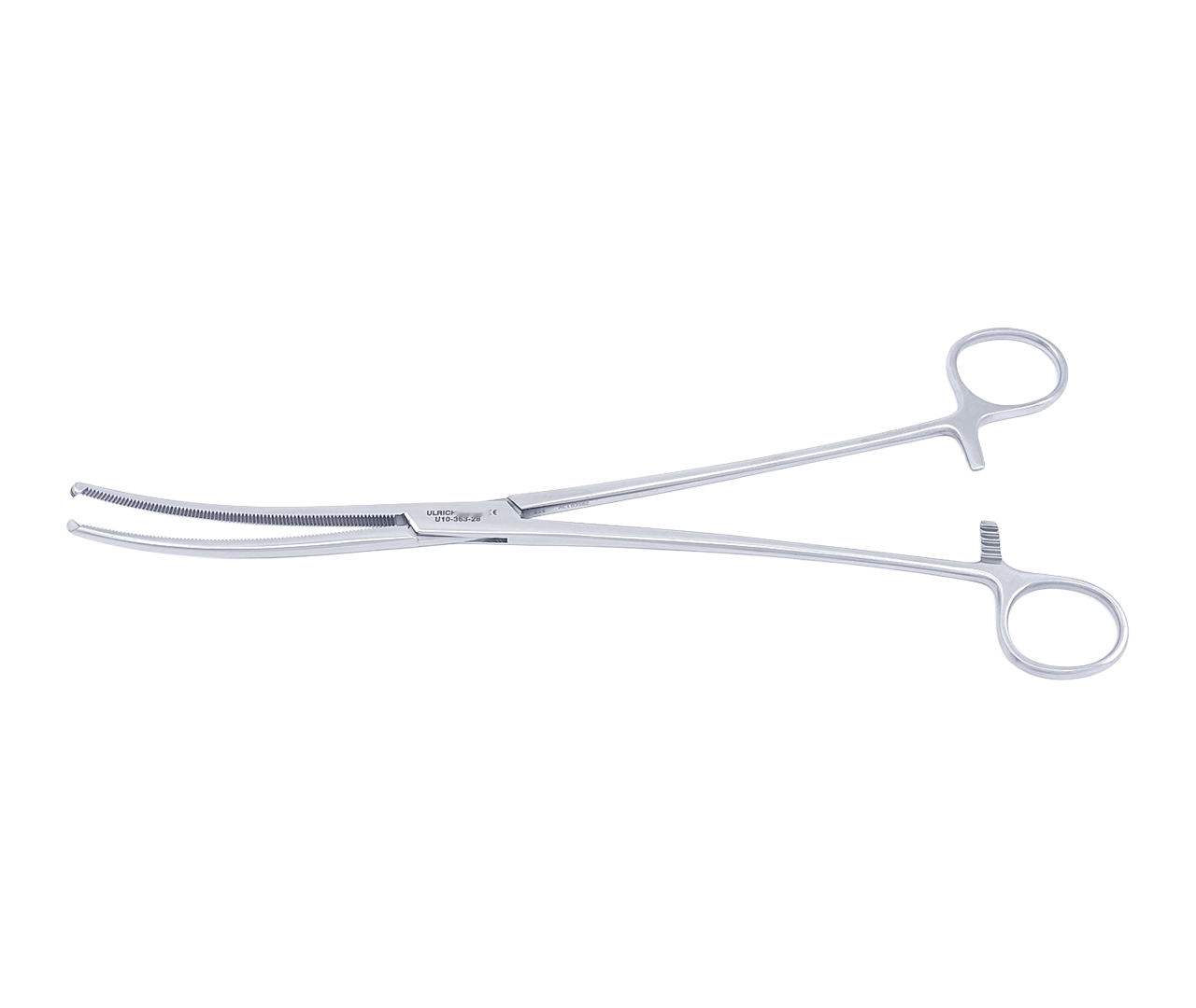Kleště Kocher hemostatické, zahnuté, 28 cm