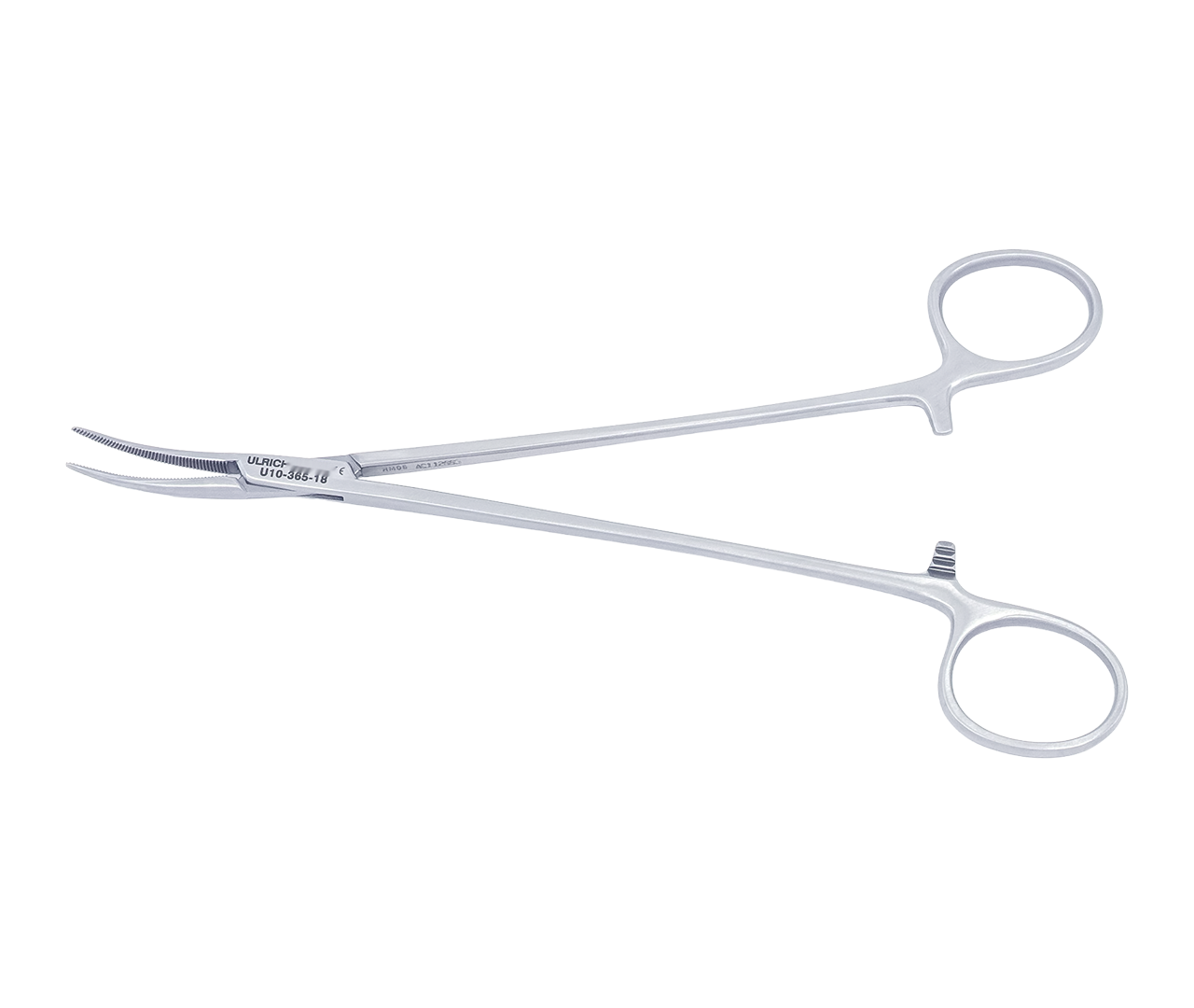 Kleště Adson hemostatické, zahnuté, 18 cm