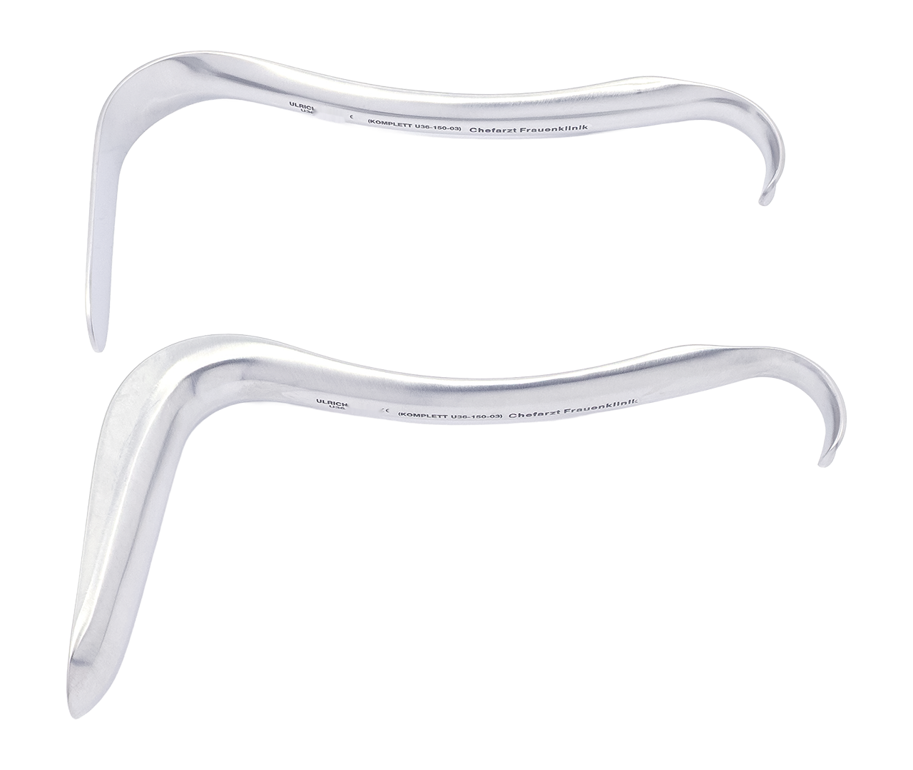 Spekulum Kristeller vaginální, kompletní, typ 2, 30x75 mm