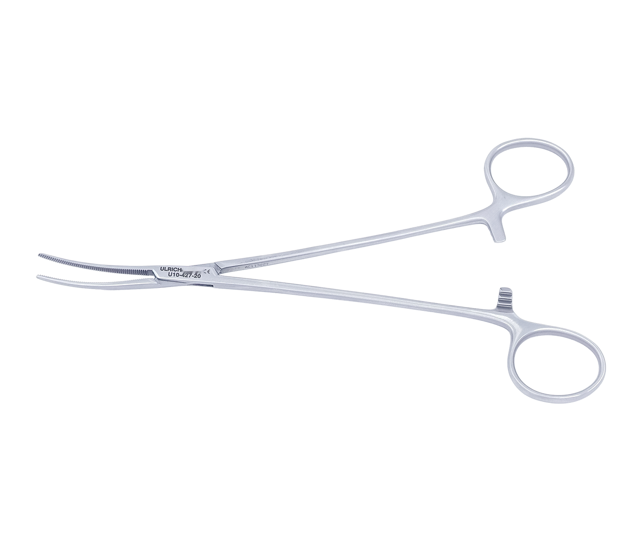 Kleště Mosquito-Halstead hemostatické, zahnuté, 20 cm