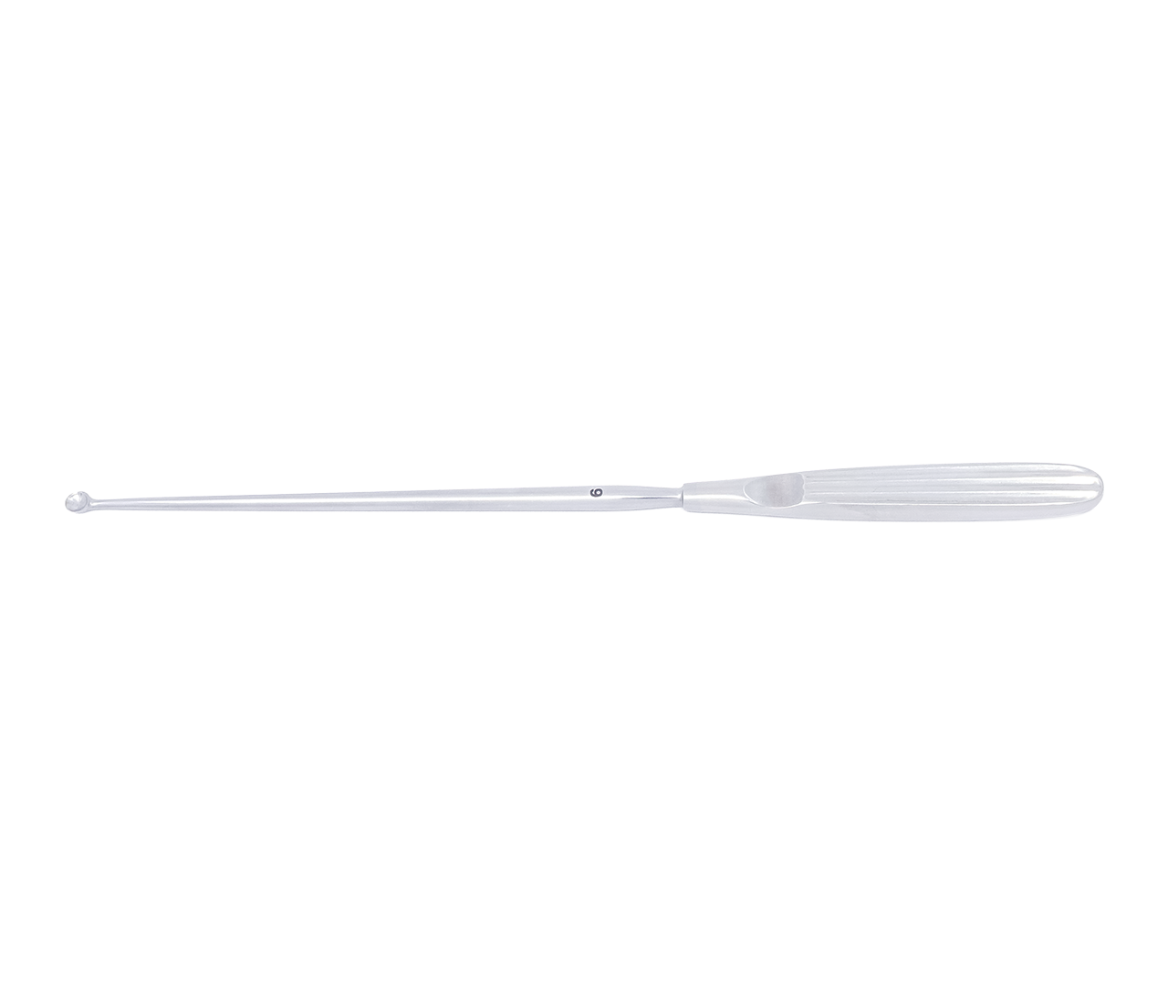 Lžička typ USZ děložní, kulatá, 6,0 mm, 26 cm