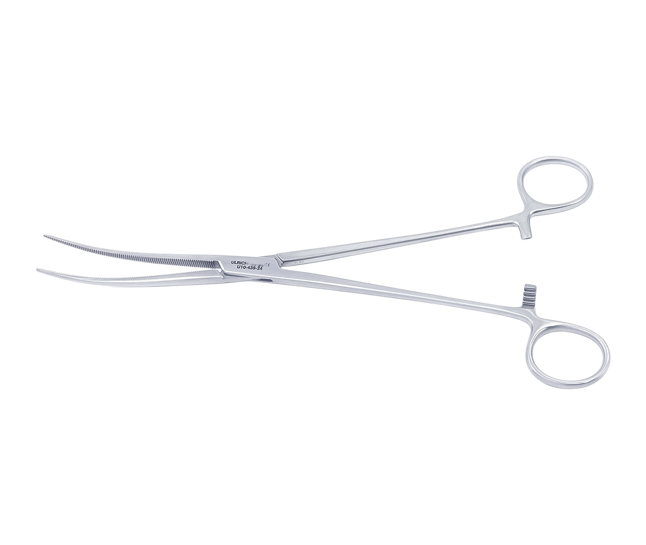 Kleště Pean-Crafoor hemostatické, zahnuté, 24,5 cm