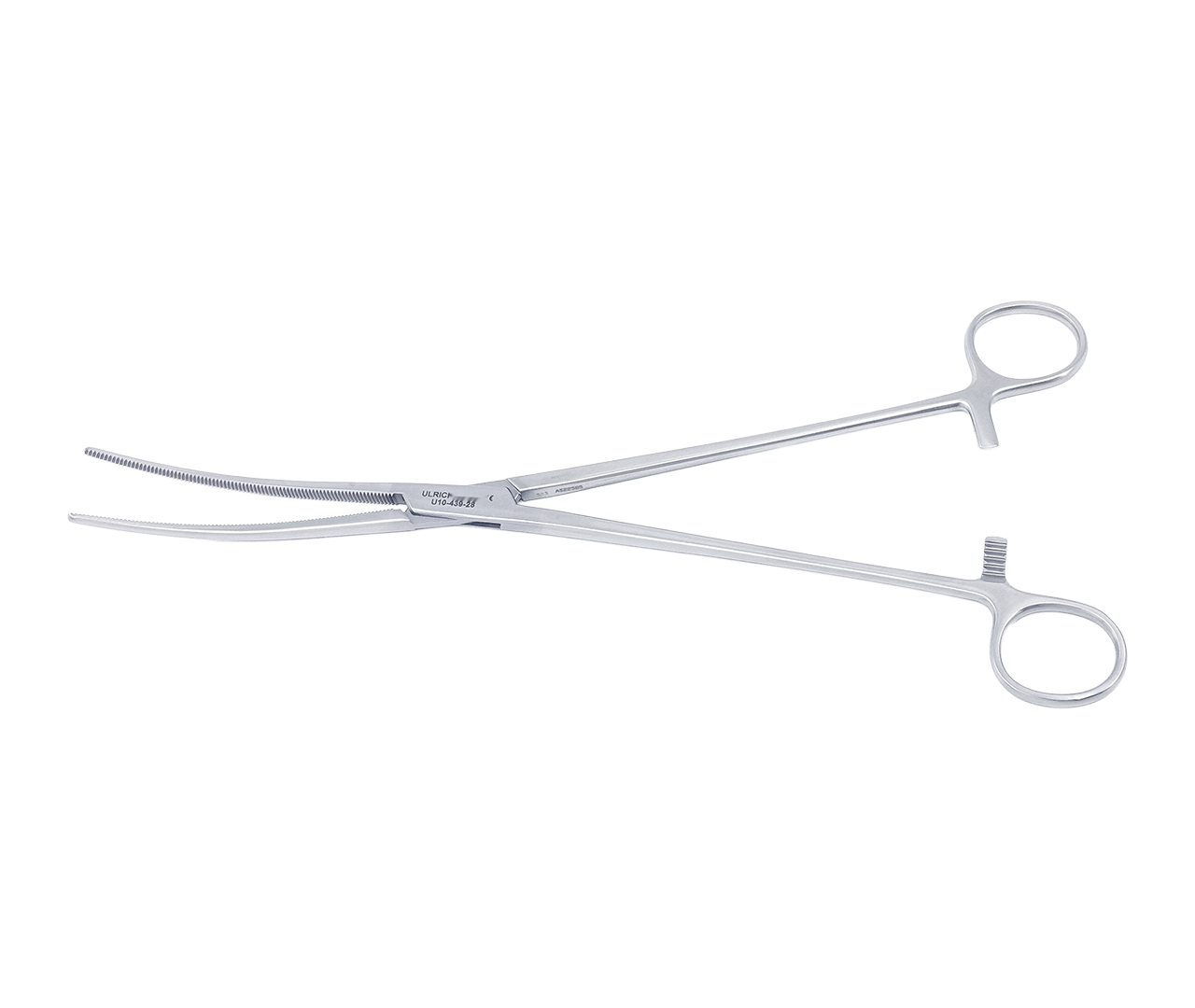Kleště Pean-Crafoor hemostatické, zahnuté, 28 cm